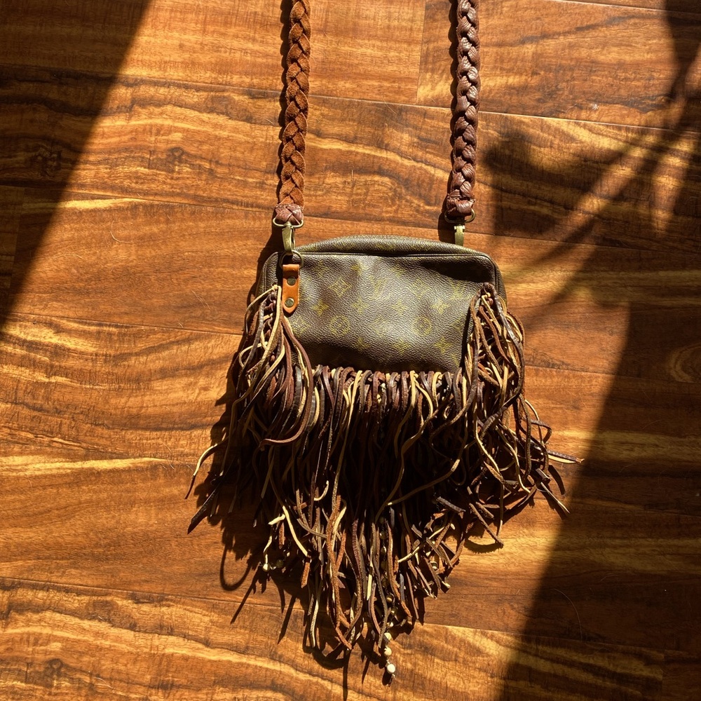 Vintage Boho Bags Revamped LV Crossbody